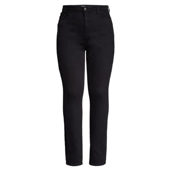 New NYDJ Slim Bootcut Jeans WFOZ2880 Black 14W - Picture 5 of 5